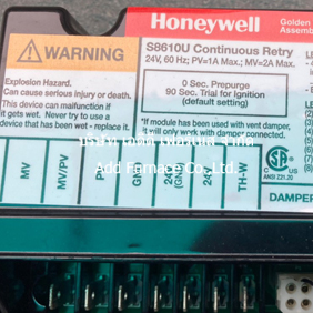 Honeywell S8610U Continuous Retry